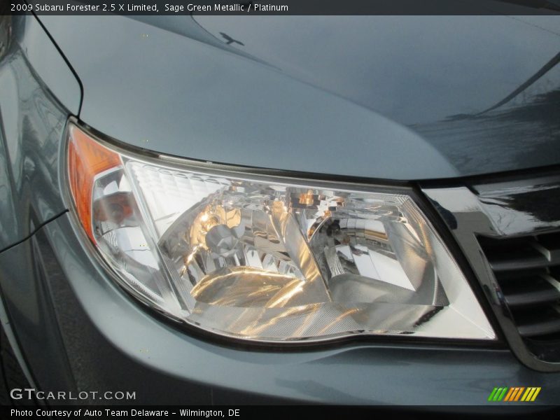 Sage Green Metallic / Platinum 2009 Subaru Forester 2.5 X Limited