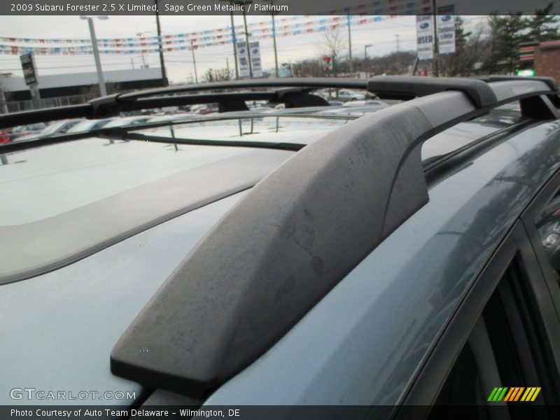 Sage Green Metallic / Platinum 2009 Subaru Forester 2.5 X Limited
