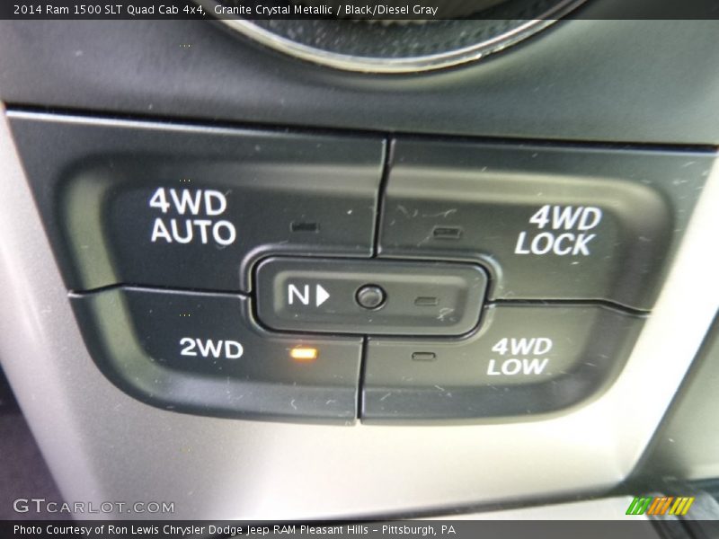 Granite Crystal Metallic / Black/Diesel Gray 2014 Ram 1500 SLT Quad Cab 4x4