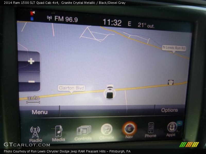 Granite Crystal Metallic / Black/Diesel Gray 2014 Ram 1500 SLT Quad Cab 4x4