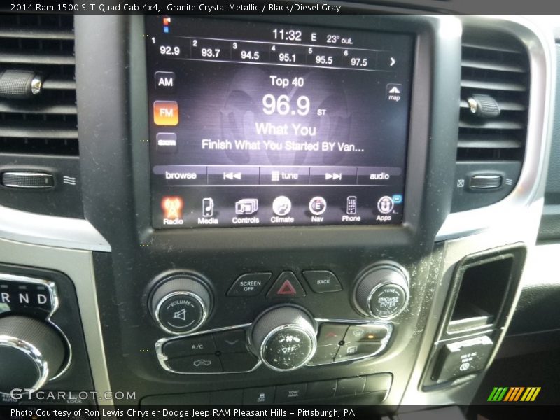 Granite Crystal Metallic / Black/Diesel Gray 2014 Ram 1500 SLT Quad Cab 4x4