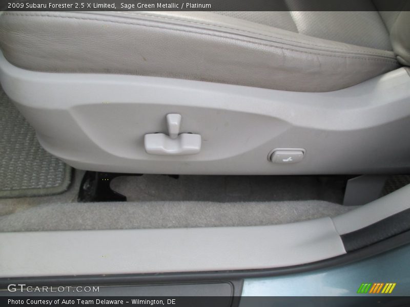 Sage Green Metallic / Platinum 2009 Subaru Forester 2.5 X Limited