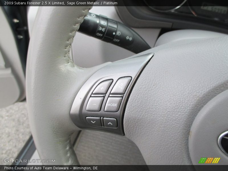 Sage Green Metallic / Platinum 2009 Subaru Forester 2.5 X Limited
