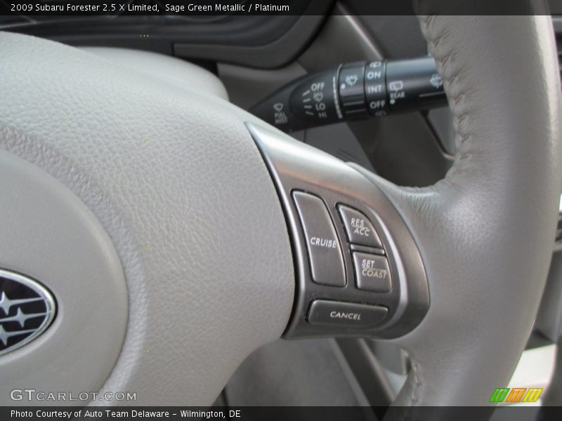 Sage Green Metallic / Platinum 2009 Subaru Forester 2.5 X Limited