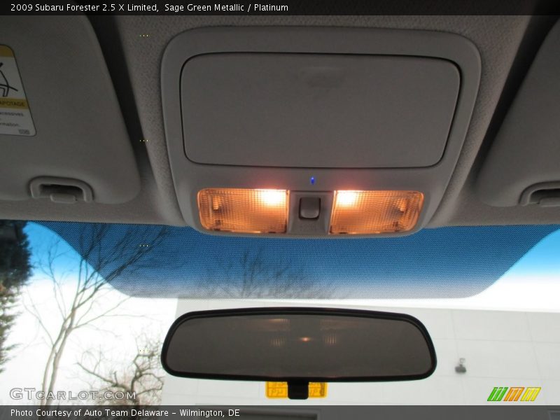 Sage Green Metallic / Platinum 2009 Subaru Forester 2.5 X Limited