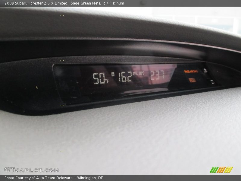 Sage Green Metallic / Platinum 2009 Subaru Forester 2.5 X Limited