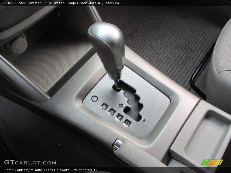 Sage Green Metallic / Platinum 2009 Subaru Forester 2.5 X Limited