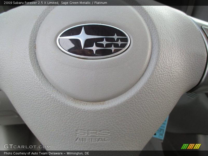 Sage Green Metallic / Platinum 2009 Subaru Forester 2.5 X Limited