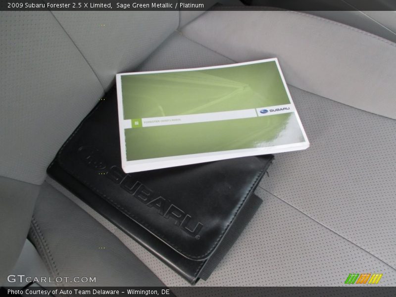 Sage Green Metallic / Platinum 2009 Subaru Forester 2.5 X Limited
