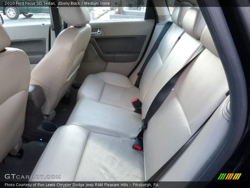 Ebony Black / Medium Stone 2010 Ford Focus SES Sedan
