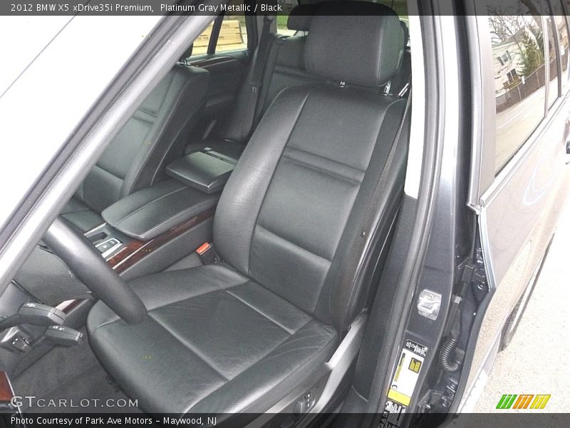 Platinum Gray Metallic / Black 2012 BMW X5 xDrive35i Premium