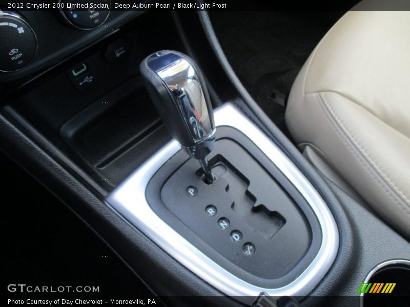 Deep Auburn Pearl / Black/Light Frost 2012 Chrysler 200 Limited Sedan