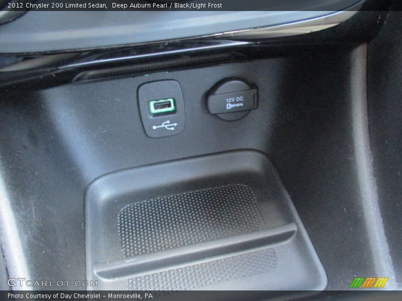 Deep Auburn Pearl / Black/Light Frost 2012 Chrysler 200 Limited Sedan