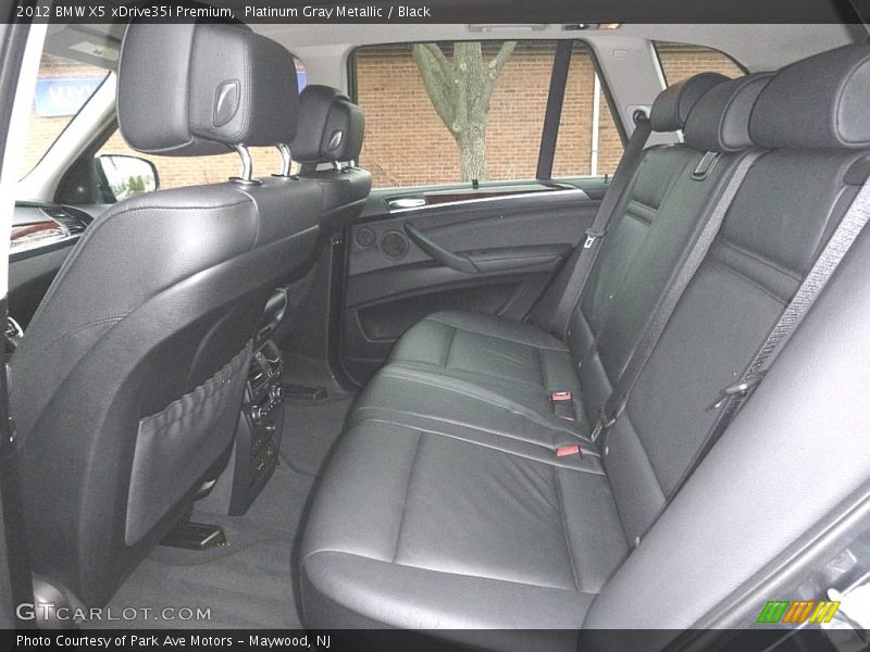 Platinum Gray Metallic / Black 2012 BMW X5 xDrive35i Premium
