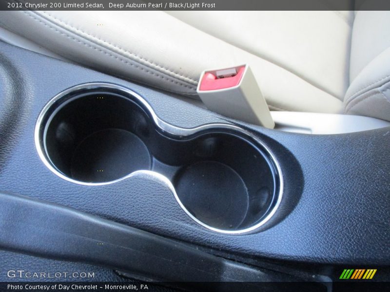 Deep Auburn Pearl / Black/Light Frost 2012 Chrysler 200 Limited Sedan