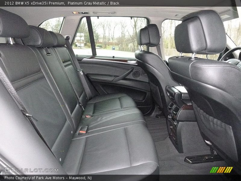 Platinum Gray Metallic / Black 2012 BMW X5 xDrive35i Premium