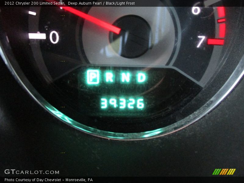 Deep Auburn Pearl / Black/Light Frost 2012 Chrysler 200 Limited Sedan