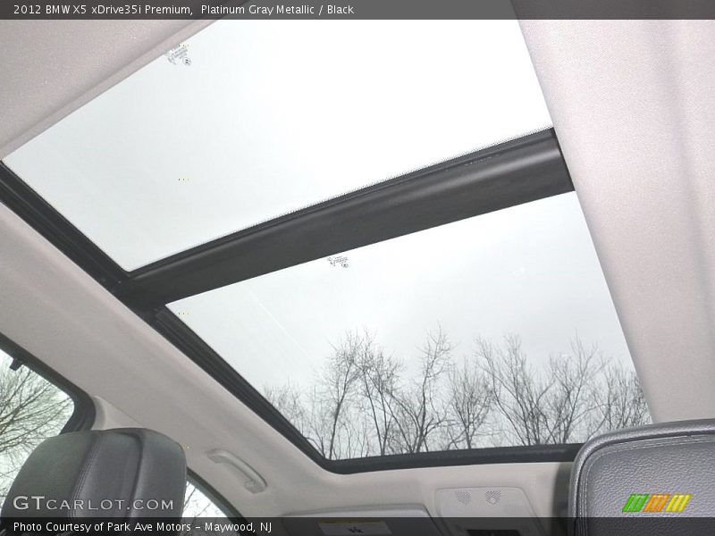 Platinum Gray Metallic / Black 2012 BMW X5 xDrive35i Premium