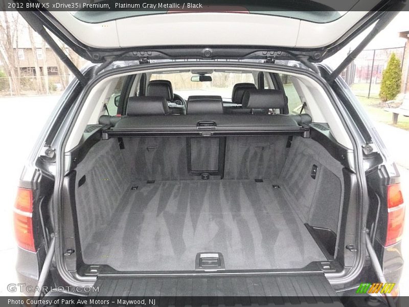 Platinum Gray Metallic / Black 2012 BMW X5 xDrive35i Premium