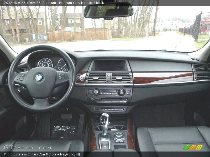Platinum Gray Metallic / Black 2012 BMW X5 xDrive35i Premium