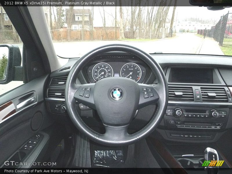 Platinum Gray Metallic / Black 2012 BMW X5 xDrive35i Premium