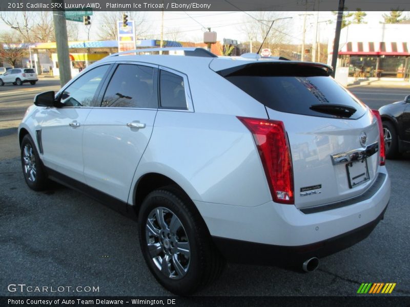 Platinum Ice Tricoat / Ebony/Ebony 2015 Cadillac SRX Luxury AWD