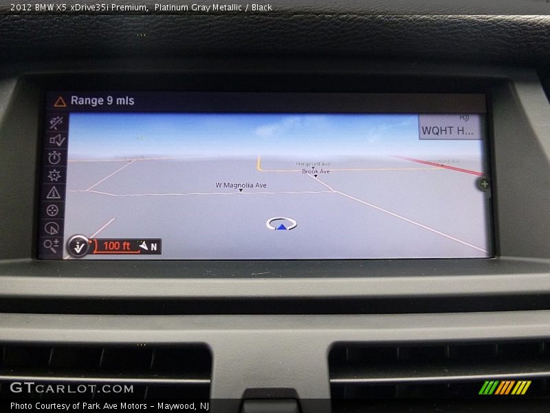 Platinum Gray Metallic / Black 2012 BMW X5 xDrive35i Premium