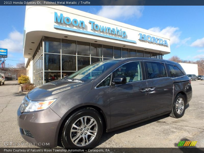 Polished Metal Metallic / Truffle 2013 Honda Odyssey EX