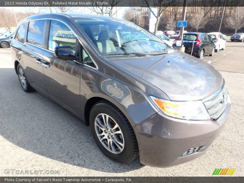 Polished Metal Metallic / Truffle 2013 Honda Odyssey EX