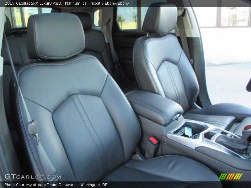 Platinum Ice Tricoat / Ebony/Ebony 2015 Cadillac SRX Luxury AWD