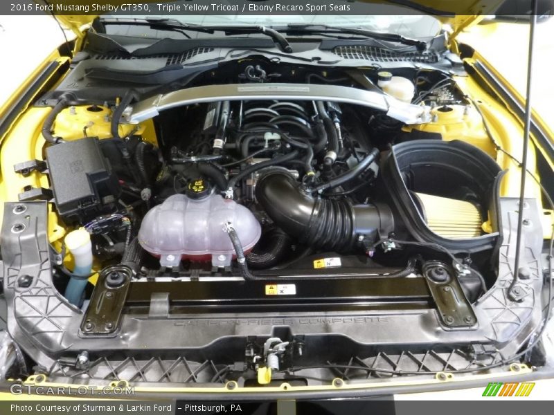  2016 Mustang Shelby GT350 Engine - 5.2 Liter DOHC 32-Valve Ti-VCT V8
