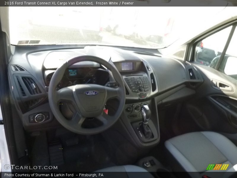Frozen White / Pewter 2016 Ford Transit Connect XL Cargo Van Extended