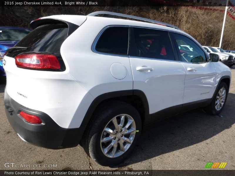Bright White / Black 2016 Jeep Cherokee Limited 4x4