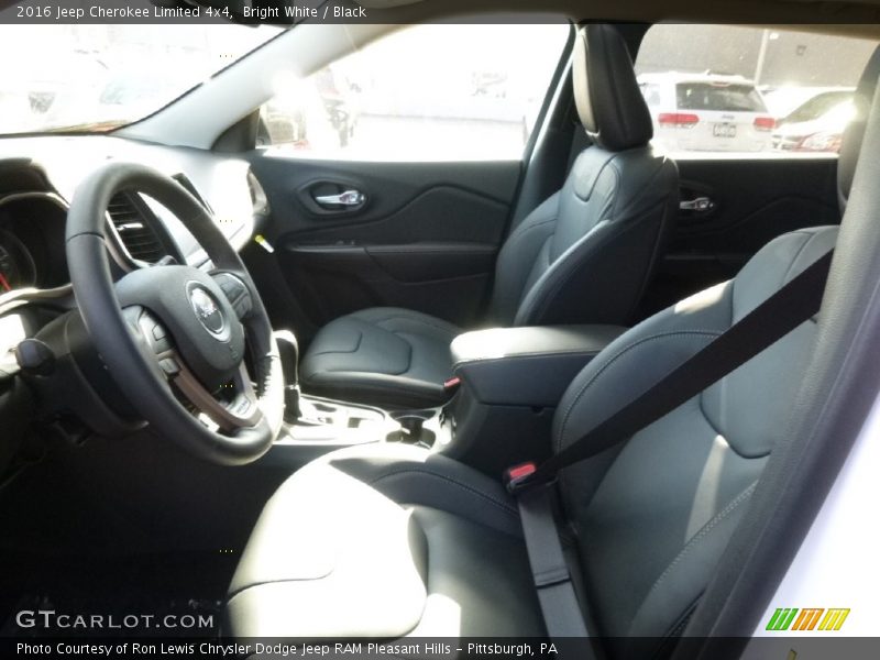 Bright White / Black 2016 Jeep Cherokee Limited 4x4