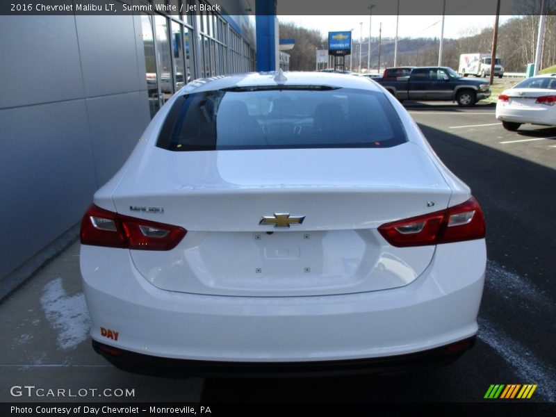 Summit White / Jet Black 2016 Chevrolet Malibu LT
