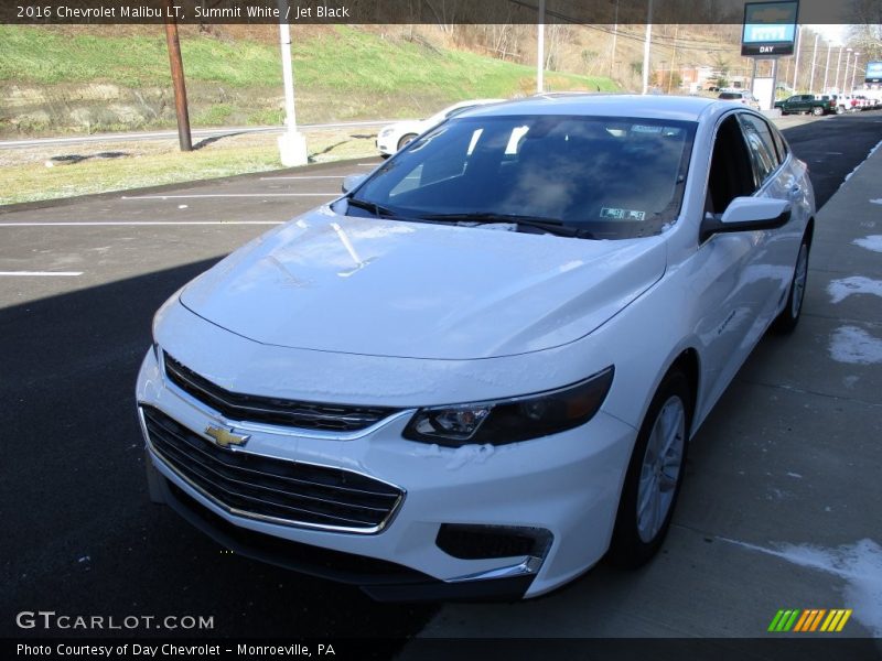 Summit White / Jet Black 2016 Chevrolet Malibu LT