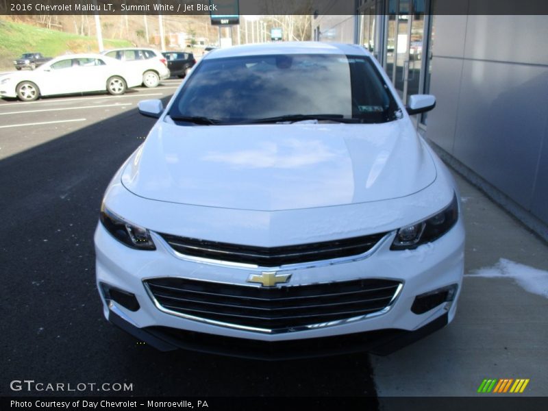 Summit White / Jet Black 2016 Chevrolet Malibu LT