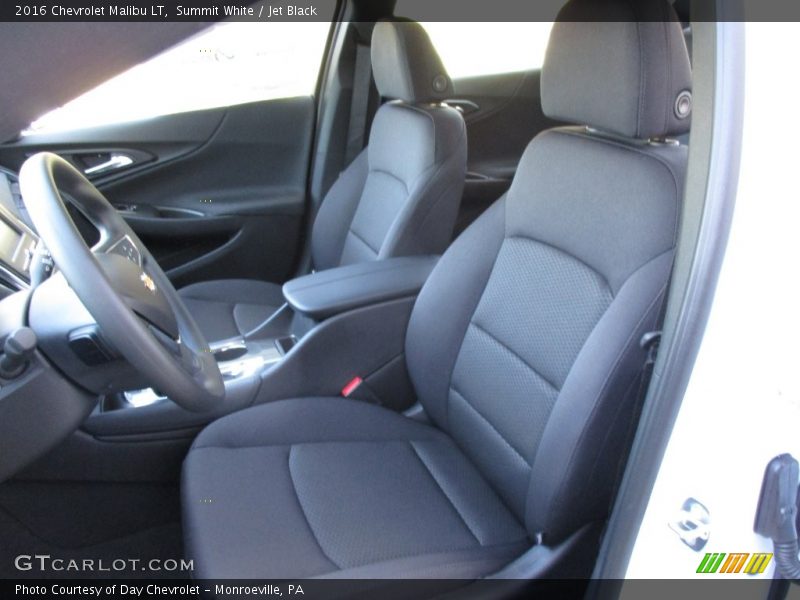 Front Seat of 2016 Malibu LT