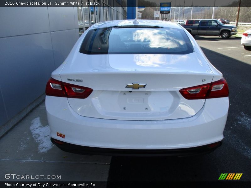Summit White / Jet Black 2016 Chevrolet Malibu LT