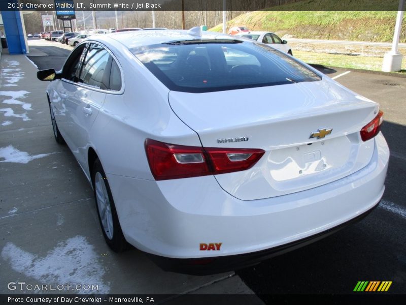 Summit White / Jet Black 2016 Chevrolet Malibu LT