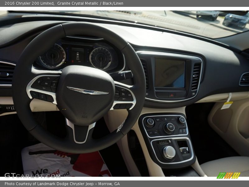 Granite Crystal Metallic / Black/Linen 2016 Chrysler 200 Limited