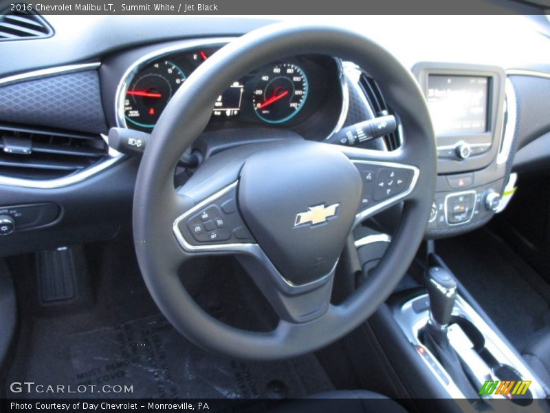 Summit White / Jet Black 2016 Chevrolet Malibu LT