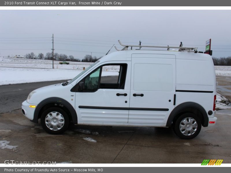 Frozen White / Dark Gray 2010 Ford Transit Connect XLT Cargo Van