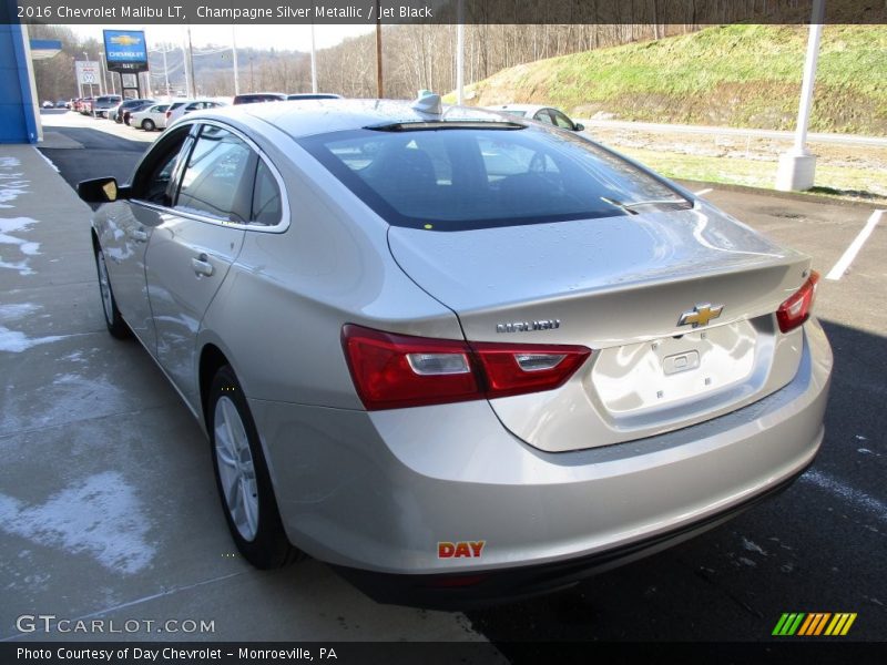 Champagne Silver Metallic / Jet Black 2016 Chevrolet Malibu LT