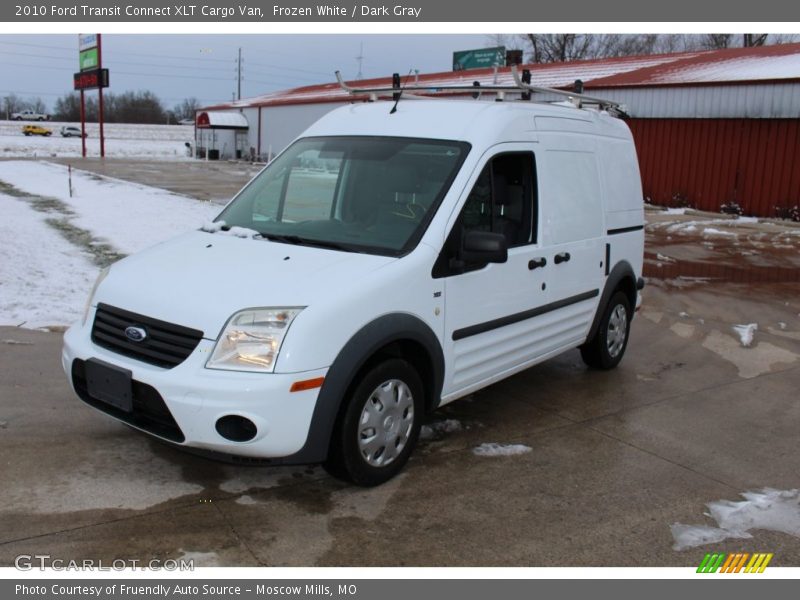 Frozen White / Dark Gray 2010 Ford Transit Connect XLT Cargo Van