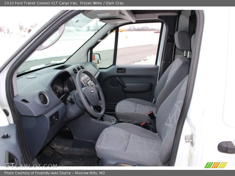 Frozen White / Dark Gray 2010 Ford Transit Connect XLT Cargo Van
