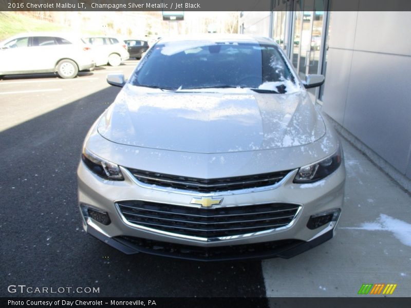 Champagne Silver Metallic / Jet Black 2016 Chevrolet Malibu LT