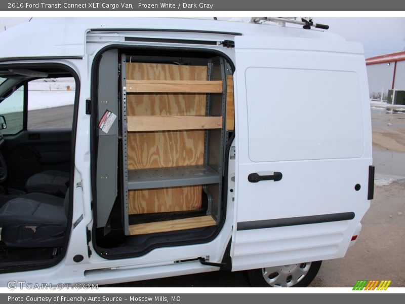 Frozen White / Dark Gray 2010 Ford Transit Connect XLT Cargo Van