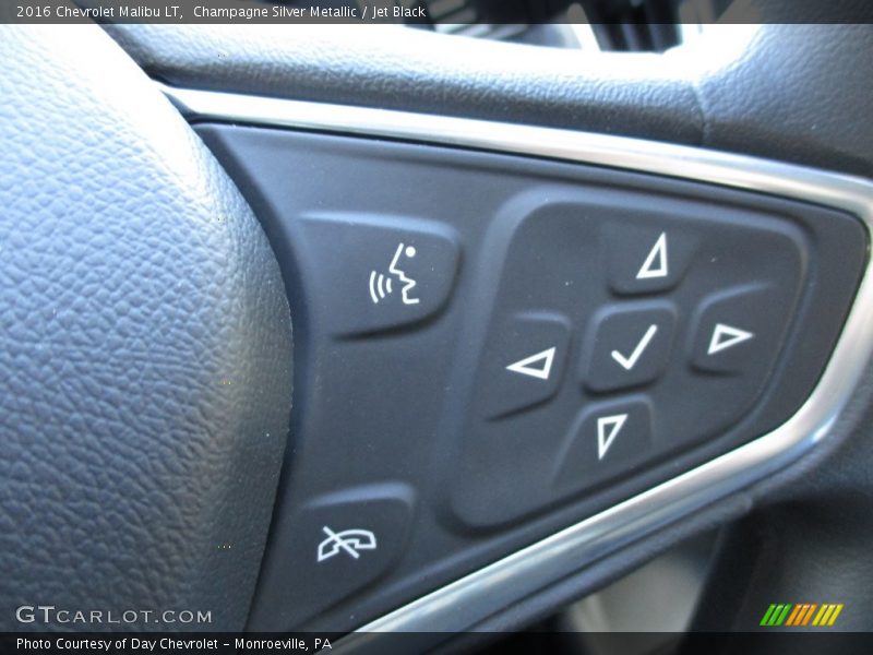 Champagne Silver Metallic / Jet Black 2016 Chevrolet Malibu LT
