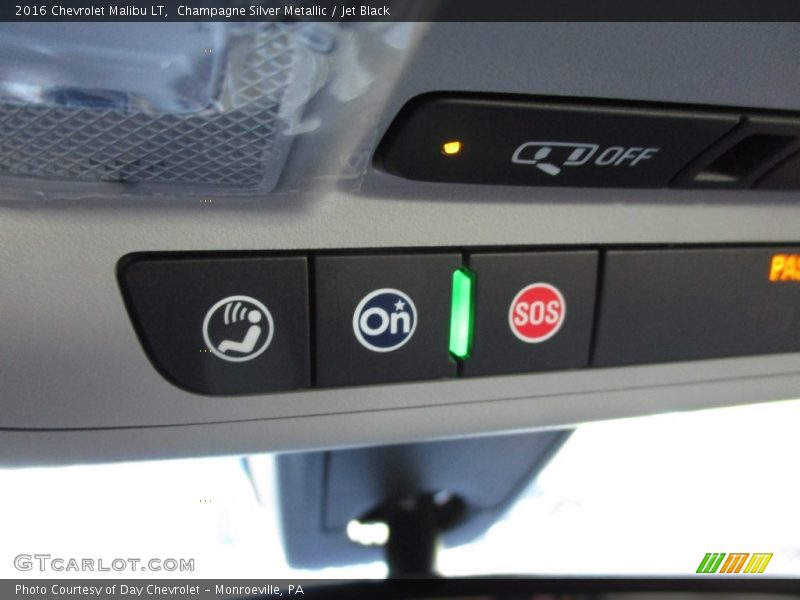 Champagne Silver Metallic / Jet Black 2016 Chevrolet Malibu LT